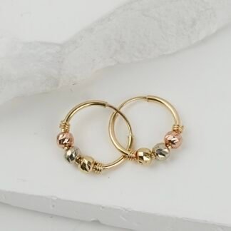 Candongas tres oros | 1.23gr