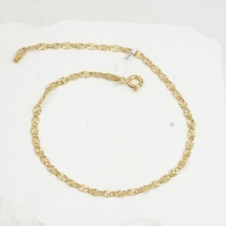 Tobillera Plana Diamantada | 1.9gr