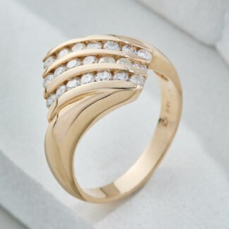 Anillo diamantes | 7.1gr | Talla 9