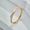 Anillo Circon | Talla 8 | 1.24gr