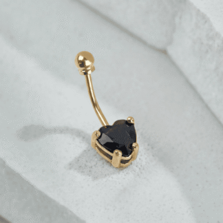 Piercing circón azul