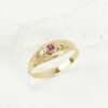 Anillo Circon Rosa | 1.12gr | Talla 7