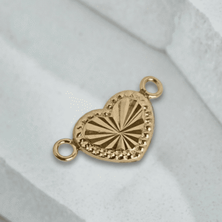 Herraje corazón diamantado | 0.40gr